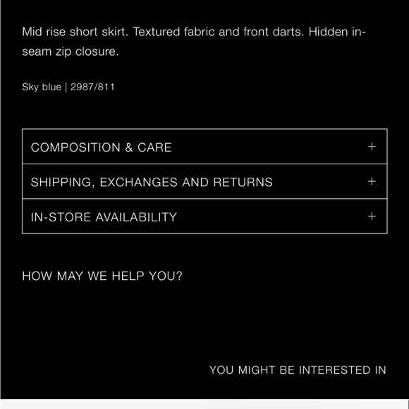 Aqua blue tweed like Zara bomber jacket and skort set - Picture 10 of 10